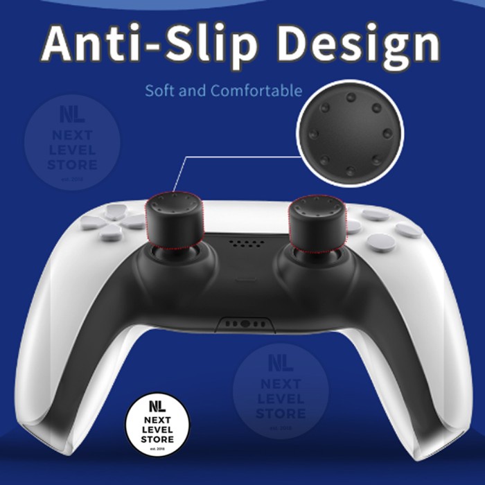 IINE PS5 Analog Cap Protection Cover Black 7mm 11mm 14mm Joystick L428