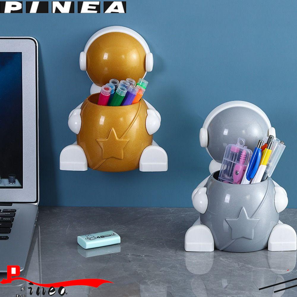 PINEAPPLE Tempat Pulpen Astronot Nanas Tahan Lama Dekorasi Desktop Organizer Kosmetik Multi Fungsi