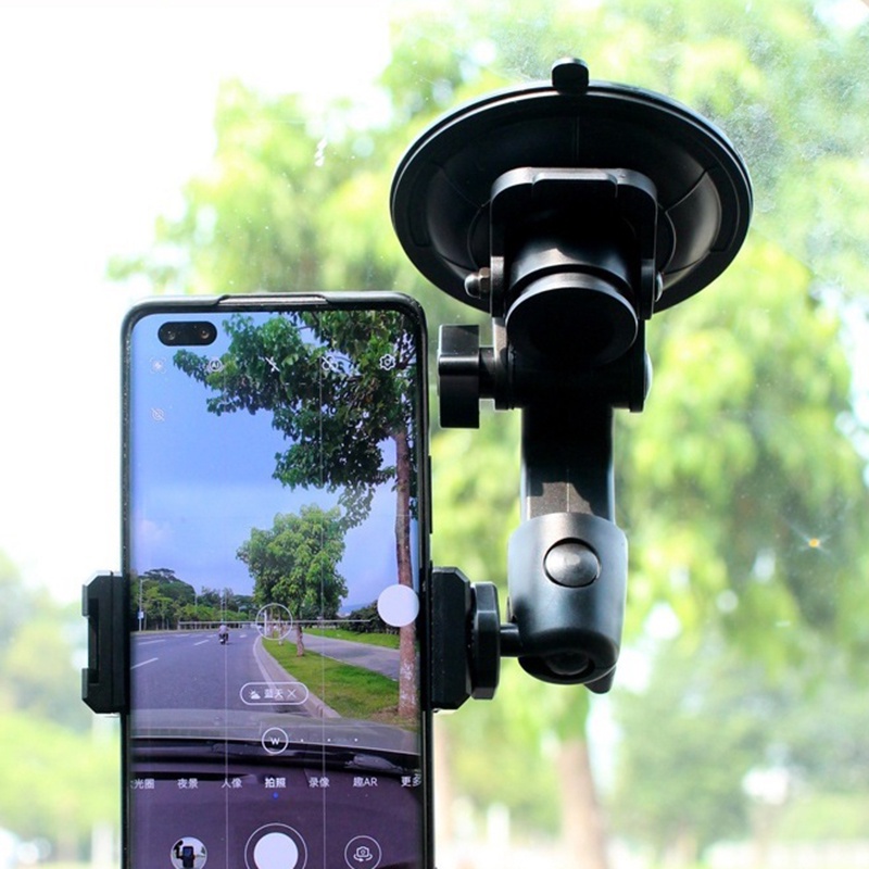 1pc Creative Suction Cup Detachable Car Mobile Phone Holder/Dudukan GPS Otomotif Dapat Diputar 360derajat/ Bracket Navigasi Kendaraan Universal