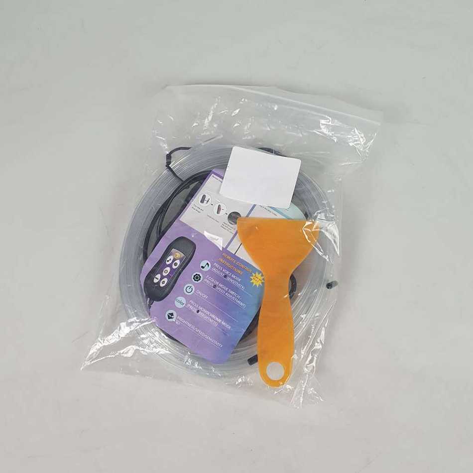 Lampu Hias Fiber Optik Ambient Light 2 Source 7 Color 5W 4.5M BURNHILDA