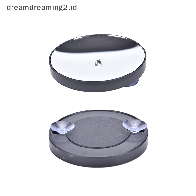 (drea) 5x Magnifying Mirror 3.5&quot; Suction Cup Untuk Perawatan Wajah Kosmetik Makeup Kecantikan, //