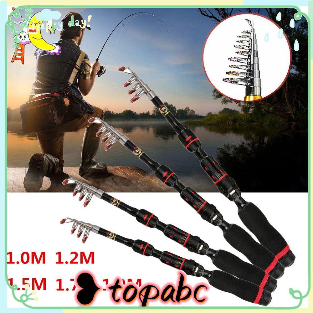 TOP Telescopic Fishing Rod SuperHard Travel Adjustable Alat Pancing