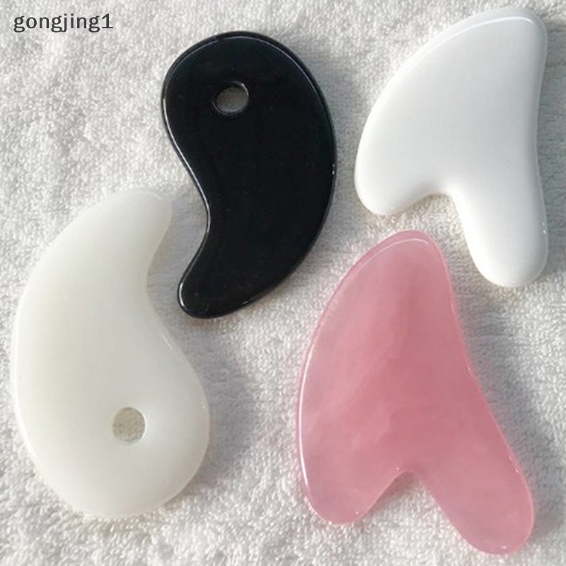 Ggg face gua sha board facial scraping scrapping plate Alat Pijat Wajah Tubuh new ID