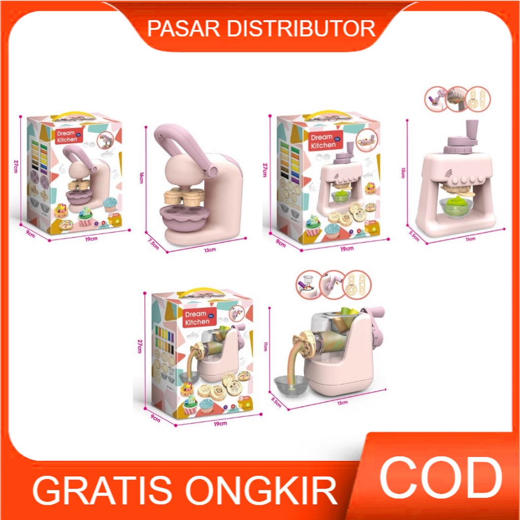 Mainan Anak DREAM KITCHEN CLAY Alat Masak Mainan Anak Plastisin Lilin