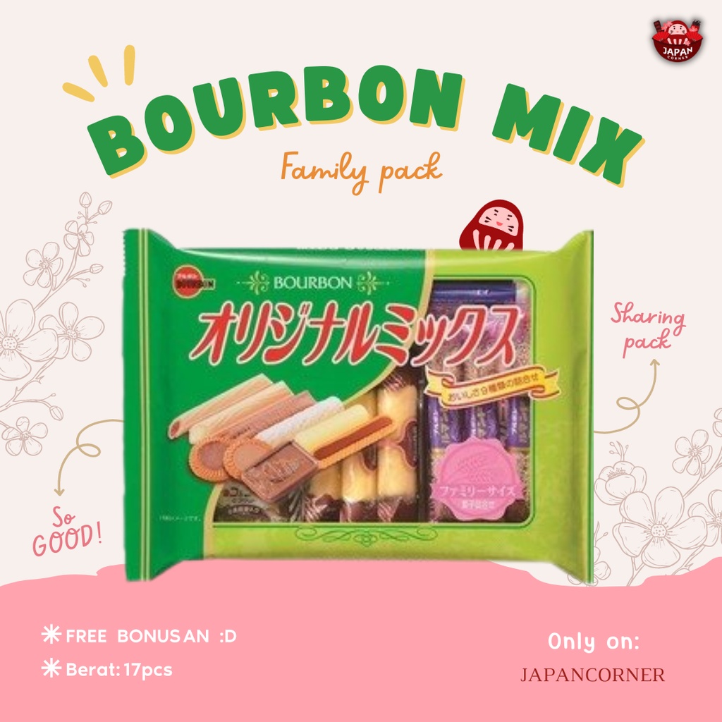 Bourbon Original Mix Family Pack 17 Bags