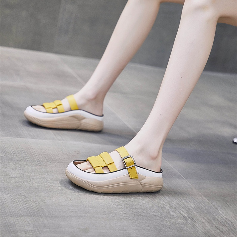 TOPGROSIR LV0310 Sandal Gunung Fashion Wanita Import Tali Platform Korean Style Kekinian