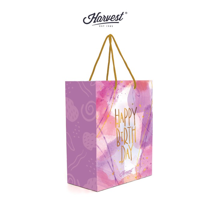 

Paper Bag Ulang Tahun / Birthday Harvest Spring (M) - Lilac