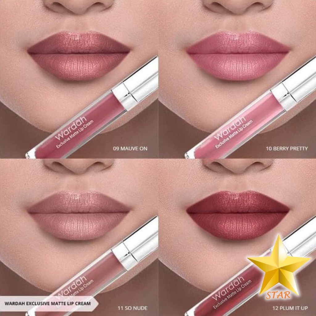 GKT- ORIGINAL Wardah Lip Cream Exclusive Matte Cair Lipcream