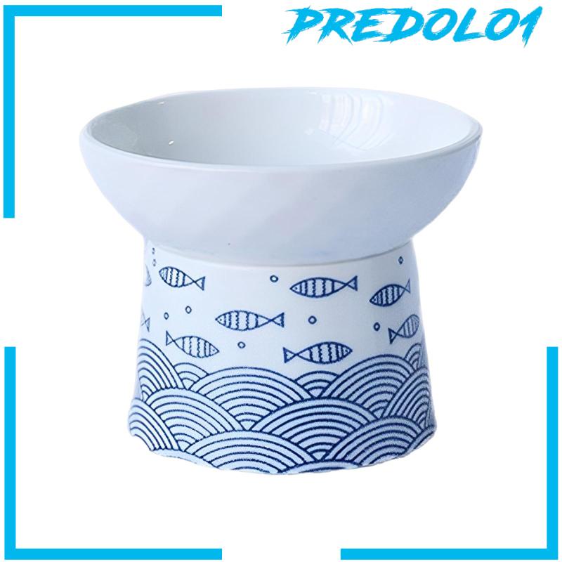 [Predolo1] Elevated Bowl Anti Slip Perlengkapan Hewan Peliharaan Kucing Anjing Mangkuk Untuk Anjing Kecil Kucing Kitten