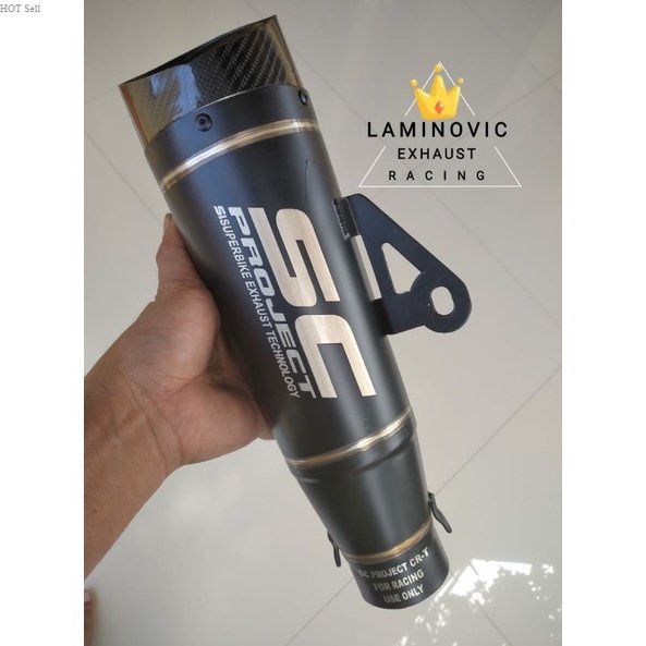 Exhaust SC project S1 Black dop silincer only terlariss