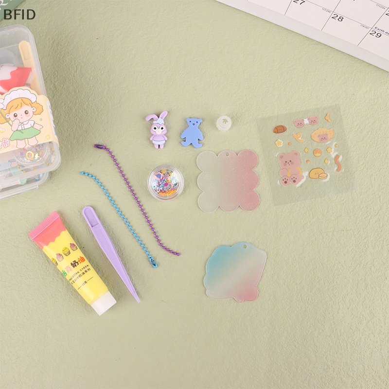 [BFID] Cream Lem Goo Card Set Gadis Handmade DIY Mainan Hadiah Liburan Siswa Sd Smp Anak Kecil Mainan Lucu [ID]