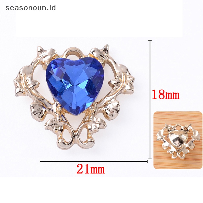 Alfineasonoun 5pcs 18*21mm alfinwarna tua alfinlloy alfinaterial alfinrystal hollow galiheart charm liontin untuk marocco handmade erkapecklace erkapewelry galihaking .