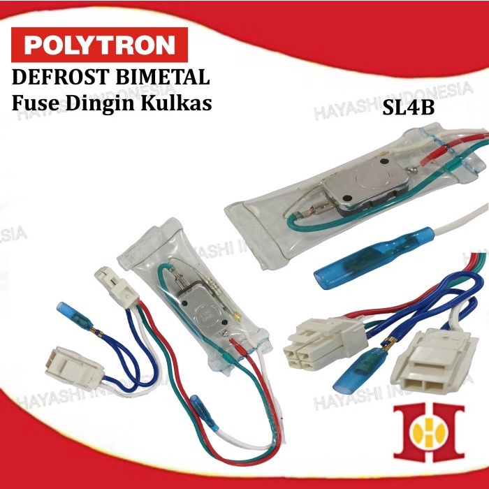 Defrost Bimetal Fuse Pius Dingin Kulkas POLYTRON 2 Pintu Original 11N