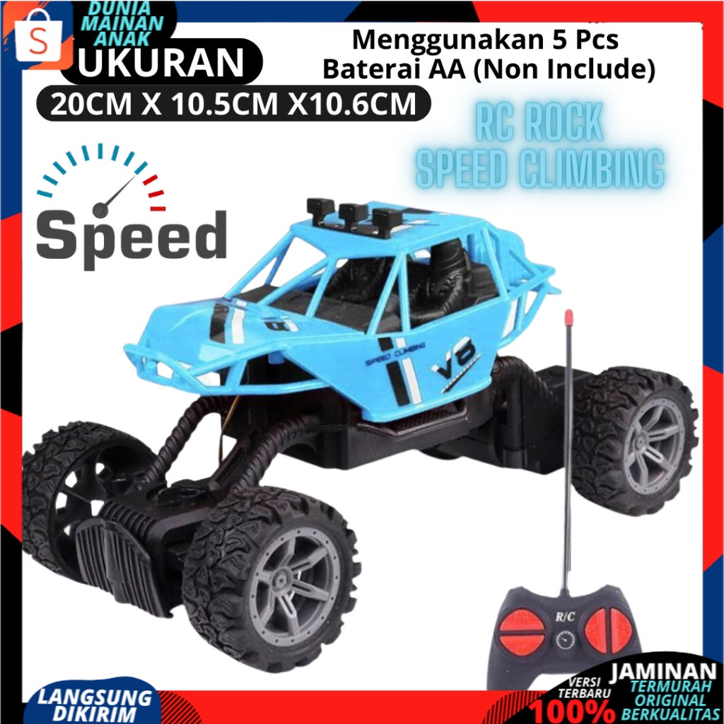 RC Rock Crawler speed Climbing Off Road  Remote Control Offroad Truck Mainan Mobil Remote Kontrol