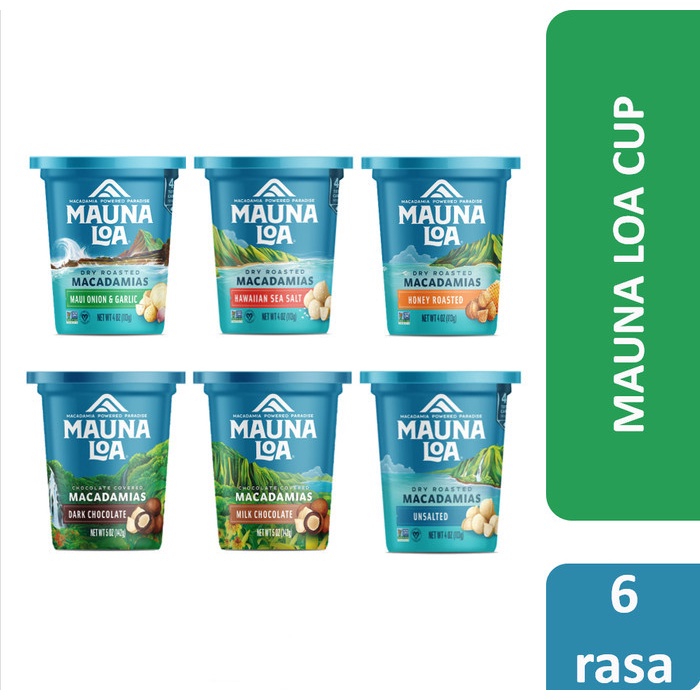 

Mauna Loa Macadamias Cup - kacang macadamia impor usa