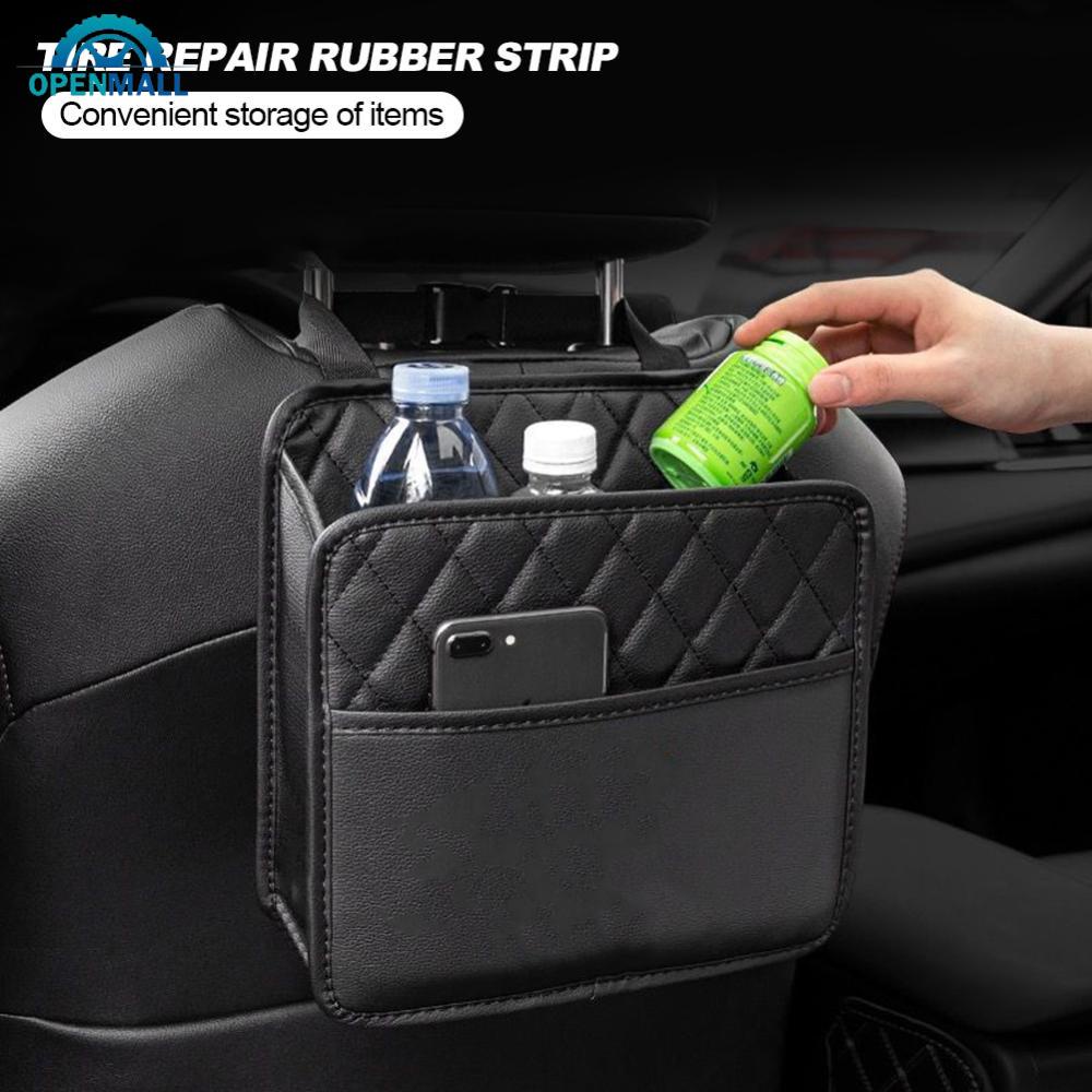 Openmall Car Backseat Storage Box Car Storage Auto Waterproof Kantong Saku Telepon Pelindung Kursi Belakang Tas Gantung G9U8