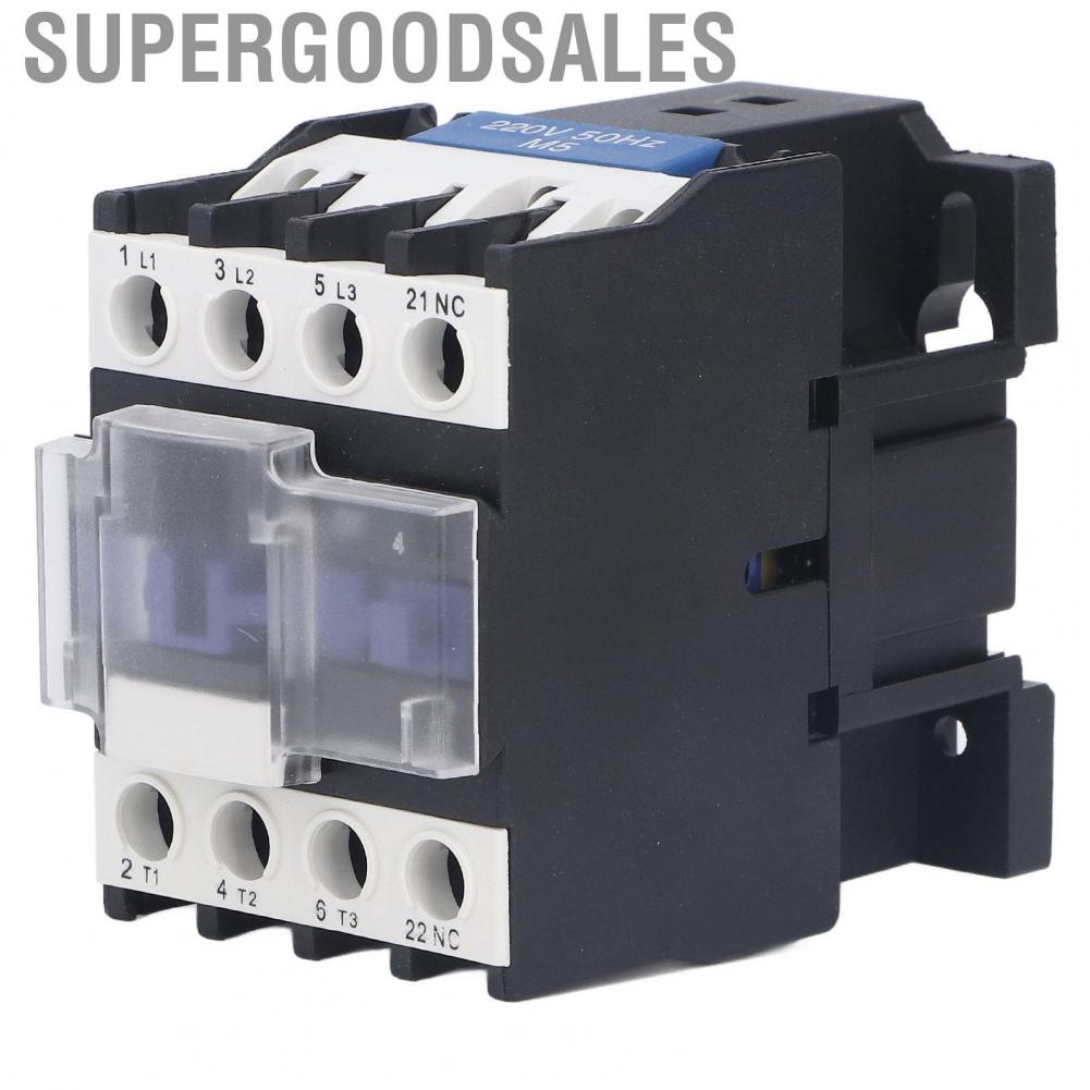 Supergoodsales Electrical Contactor  Switch Low Power Consumption Easy Installation Silver Contact for Building