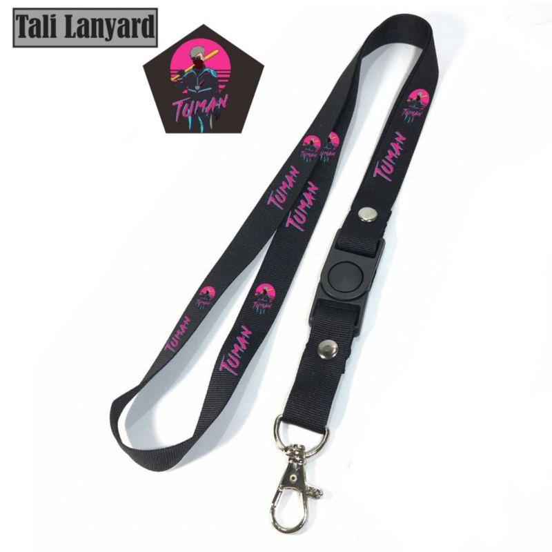 

lanyard TUMAN tali lanyard DISTRO/E-SPORT gantungan kunci name tag id card kartu nama / tali lanyard gantungan leher fullprint