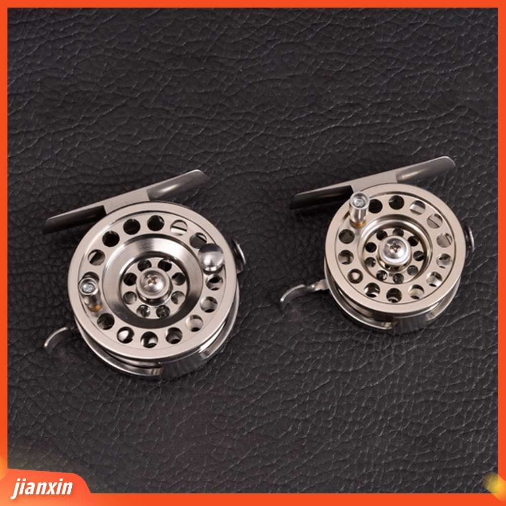 (In Stock) D50 /D60 Ultralight CNC Aluminium 1:1 2bears Ice Fly Fishing Reel Tangan Kanan