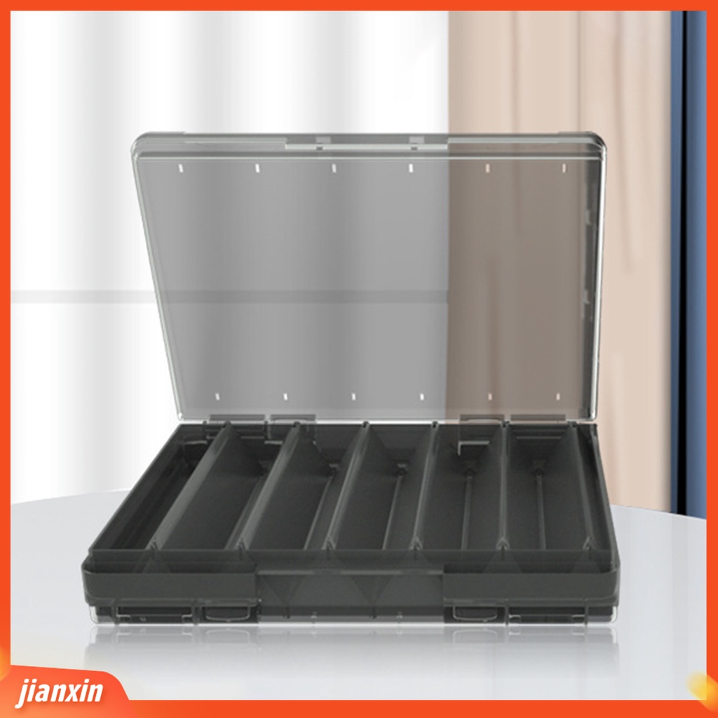 (In Stock) PP Fishing Tackle Box Tahan Air Kapasitas Besar Dua Sisi Kotak Umpan Pancing Untuk Memancing