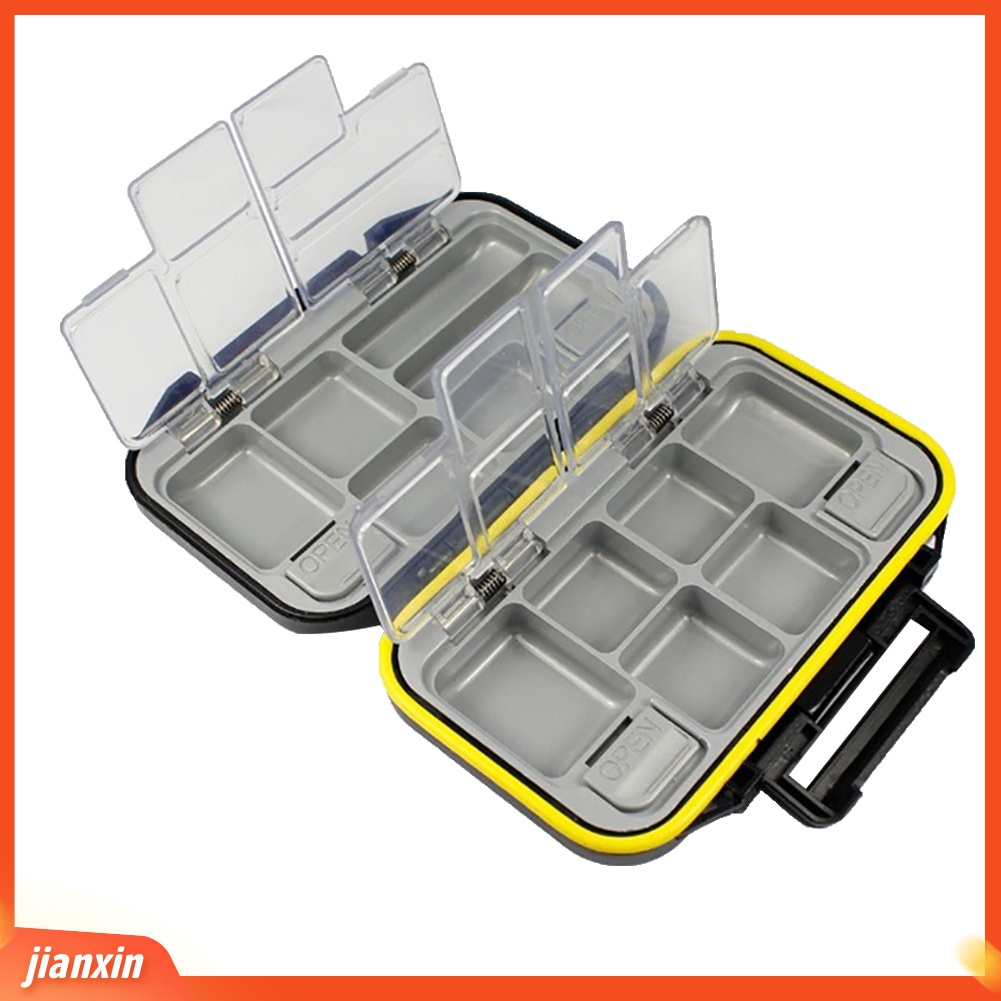 (In Stock) Kotak Pancing Portabel Tahan Air Dua Sisi Umpan Lure Hooks Tempat Penyimpanan