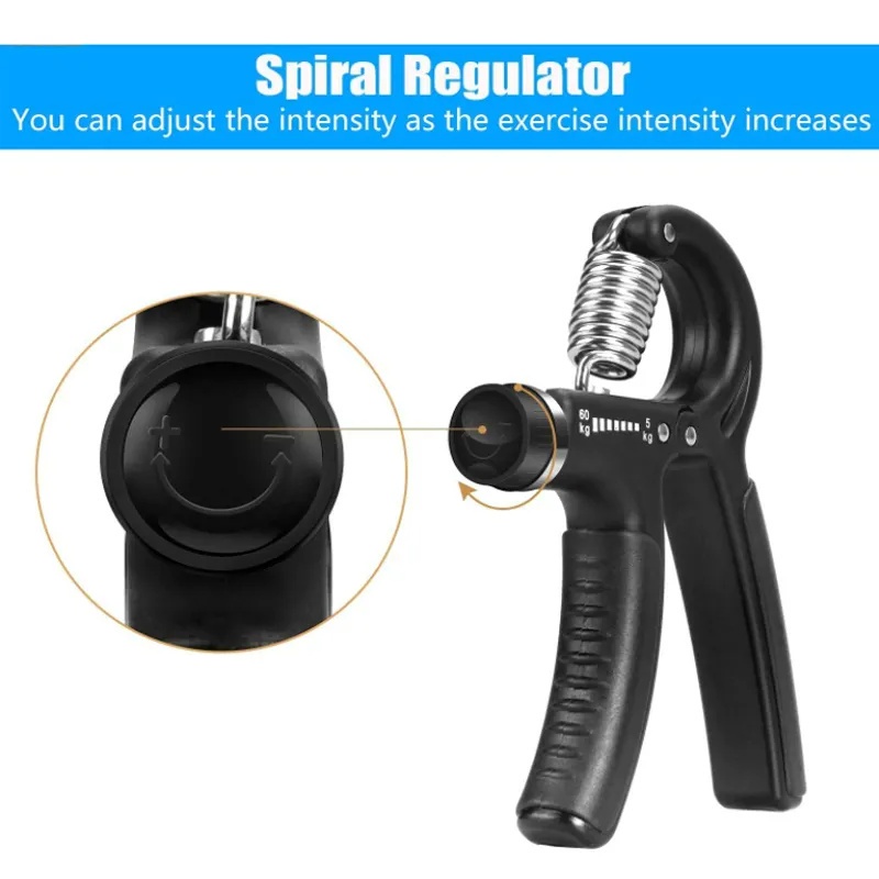 Handgrip Hand Grip 5-60 kg Handgrip Alat Gym Fitness Penguat Otot Tangan Dan Lengan