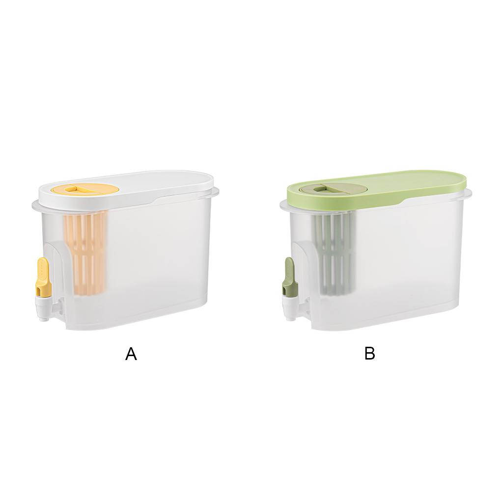 Dispenser Minuman3 9L Air Kapasitas Besar Dengan Keran Disegel Jus Ketel Perlengkapan Minum Dapur Bar Outdoor Camping Pesta