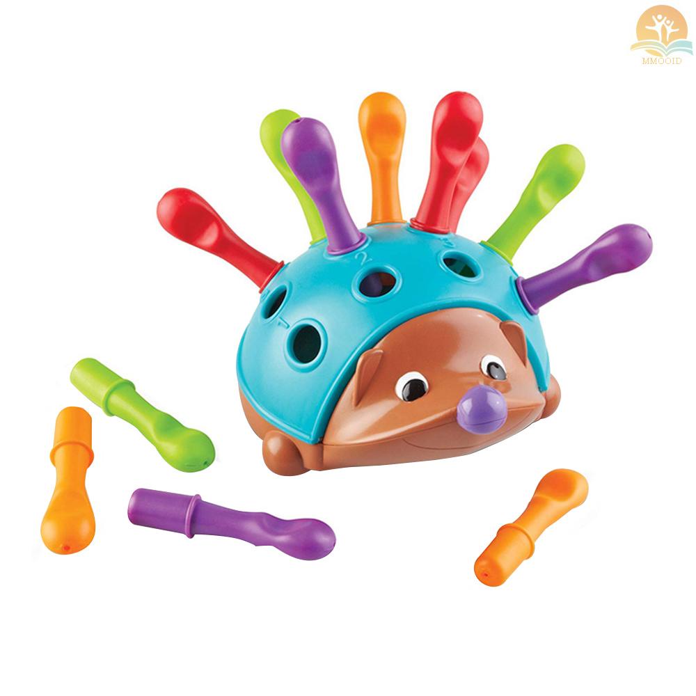 In Stock Insert Hedgehog Plaything Early Education Montessori Plaything Focus Training Motor Halus Untuk Anak Laki-Laki &amp; Perempuan Usia 18th mos+