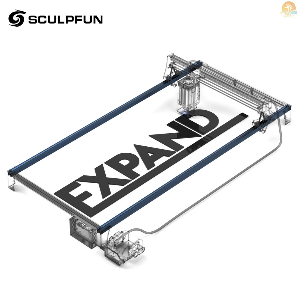 In Stock Sculpfun S30 Series Engraving Area Expansion Kit Untuk Sculpfun S30 /S30 Pro/S30 Pro Max Mesin Ukir Kit Ekstensi Y-axis Ke 935x400mm V-Slot Aluminium Shaft Langsung Masuk