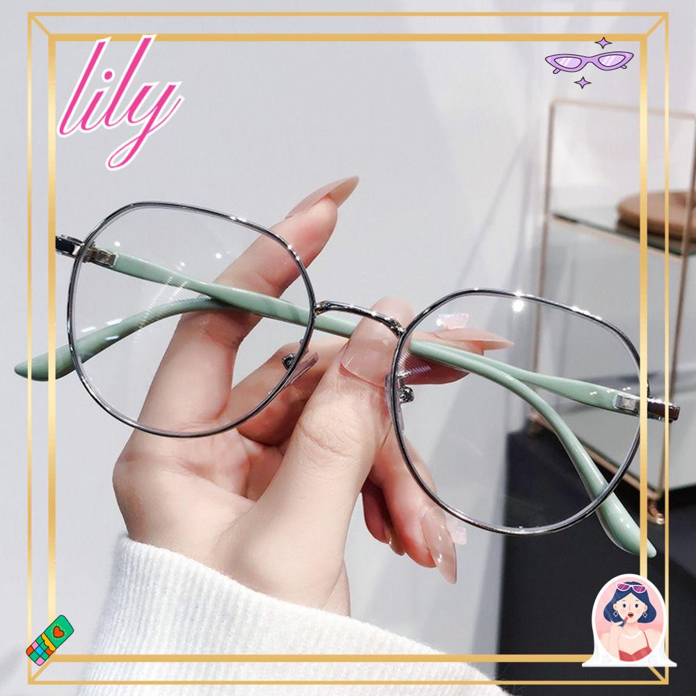 LILY Kacamata Anti-Cahaya Biru Oversize Portabel Pelindung Mata Tahan Lama Kantor Yang Nyaman Untuk Pria Wanita