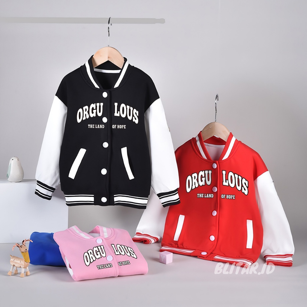 Jaket Bomber Varsity Baseball Laki Laki Perempuan Pria Wanita Free Custom Tulisan Nama Kombinasi War