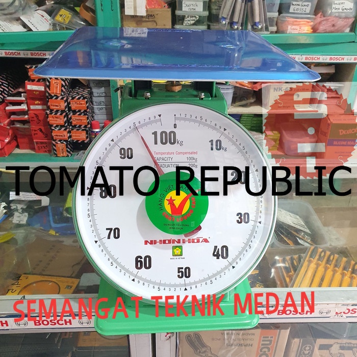 Murah 100kg TIMBANGAN DUDUK LAUNDRY MANUAL 100 kg 100kg NHON HOA VIETNAM ORI BHL450