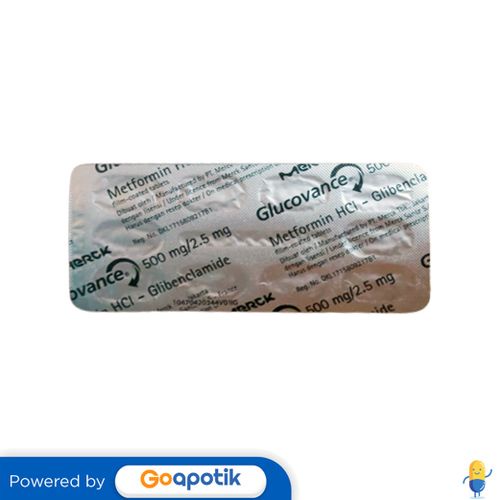 GLUCOVANCE 500/2.5 MG BLISTER 10 TABLET