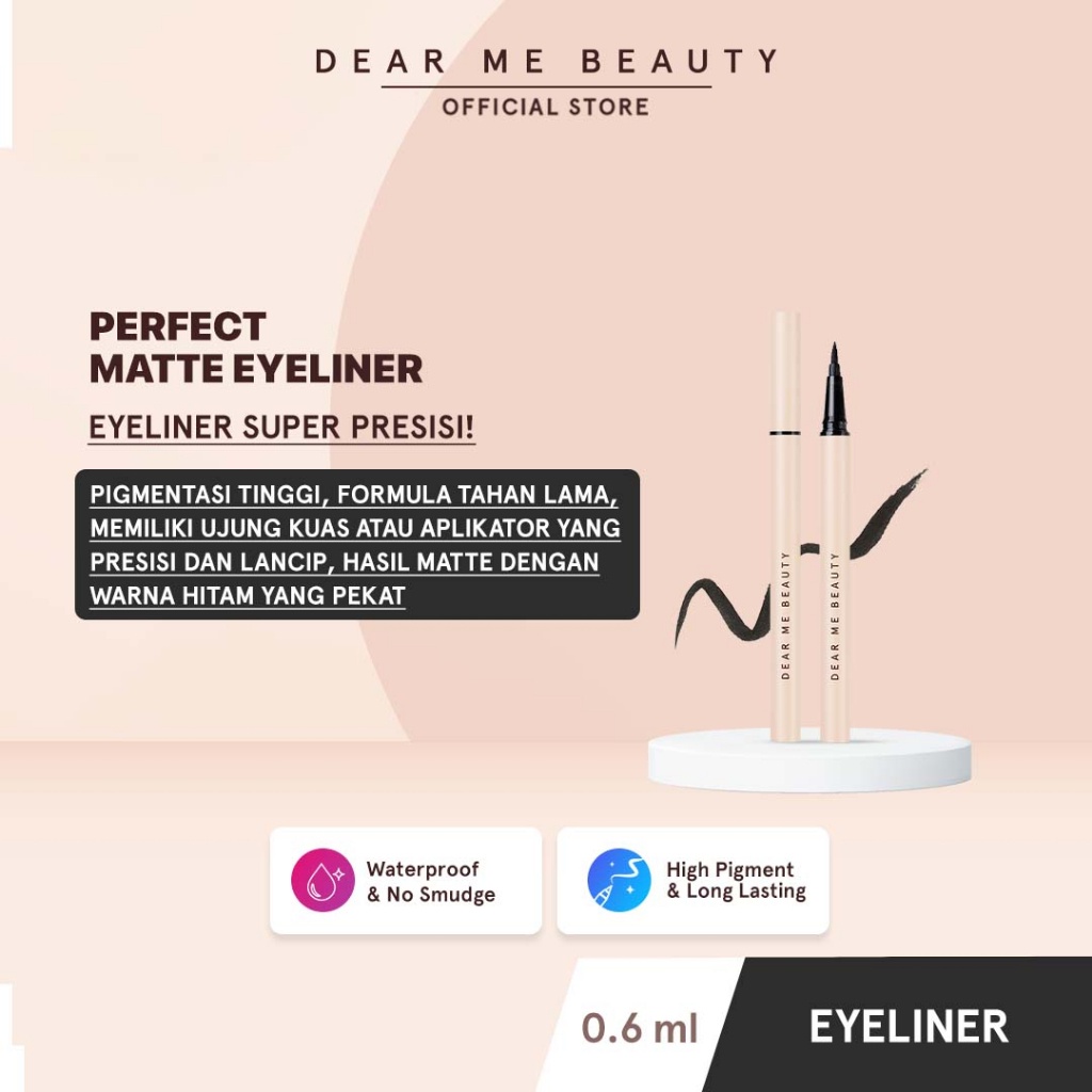 (2F) Dear Me Beauty Perfect Matte Eyeliner Black