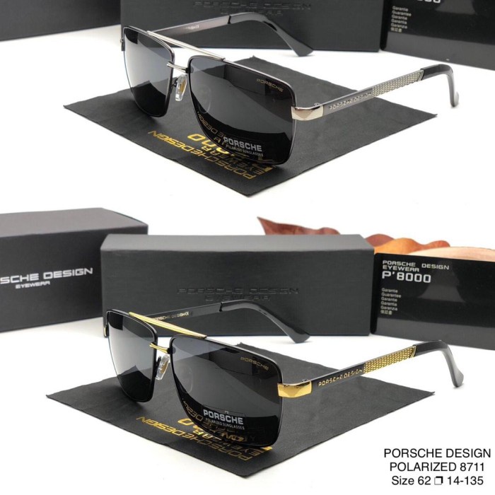 kacamata pria kacamata polaroid Anti uv  hitam
