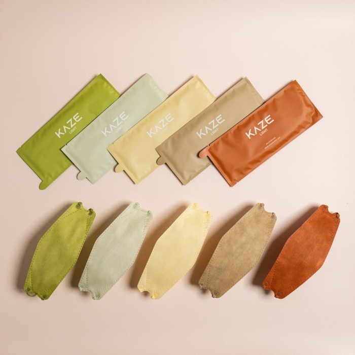 KAZE MASK SUCCULENT KN95 MINI KF94 1 BOX 10 PCS - Kf94, 1 BOX