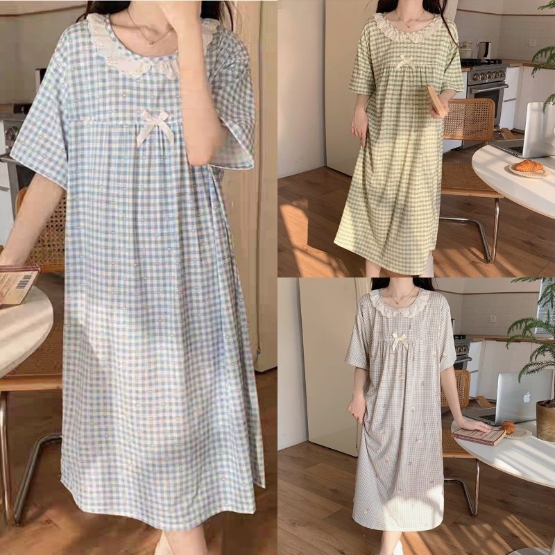 DASTER BABYDOLL XXXL / Daster Rempel Kekinian /Daster Bumil Jumbo ld 120 cm /  Baju Tidur Wanita Dew