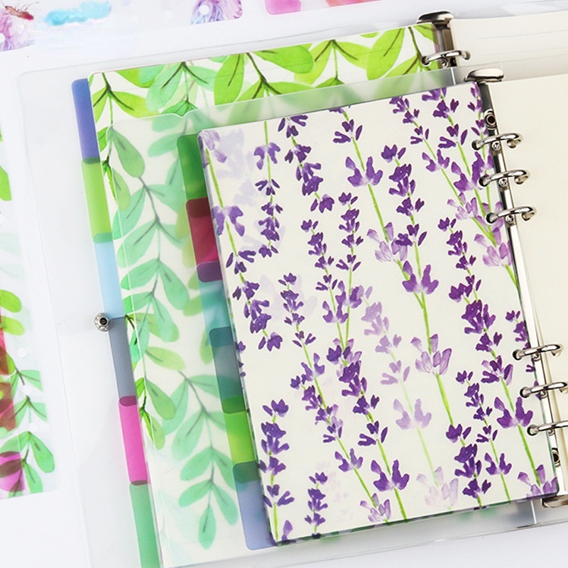 

[Gongjin] 6 Lembar Binder Divider PLANTS PP A5 A6 6 Holes / Pembatas Binder Bahan Plastik Kokoh Estetik Aesthetic Korean Cute Lucu Cantik