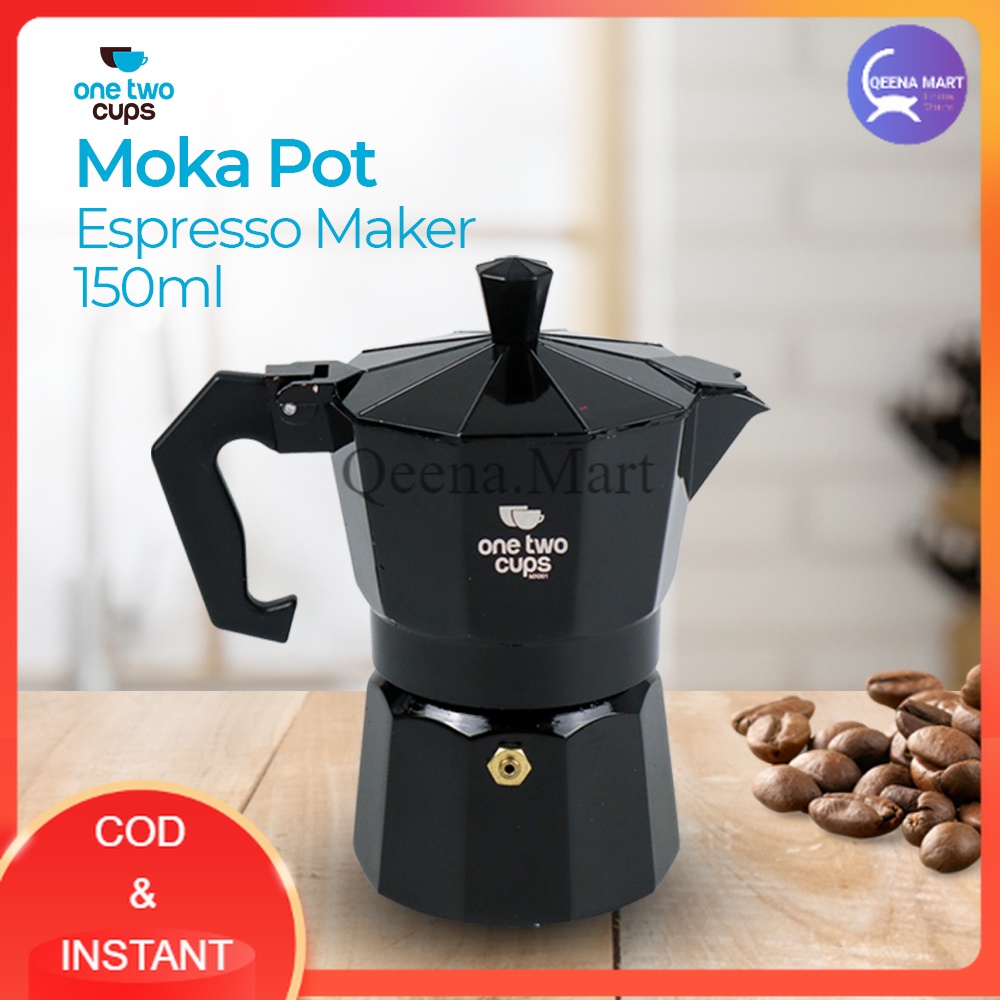 Moka Pot Espresso Coffee Maker Teko Stovetop Filter 150 ml - MX001