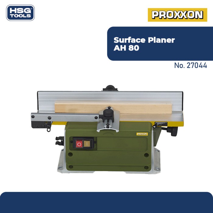 PROXXON 27044 MESIN SERUT KETAM / PLANER DUDUK SURFACE PLANER AH 80