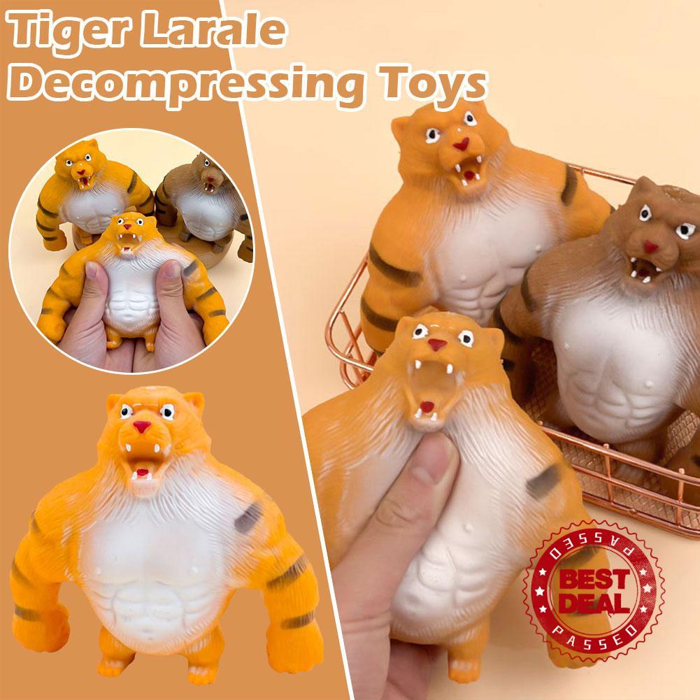 Anak Mengurangi Stress Mainan Simulasi Hewan Stress Relief Boneka Cubit Lemak Tiger Mainan Tiger Toys N0U7