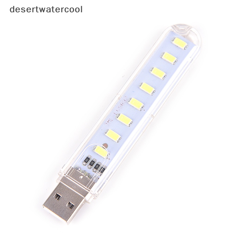 Deid Lampu LED Mini USB 8led Camping Portable Night USB Gadget Lighg Untuk PC Laptop Martijn