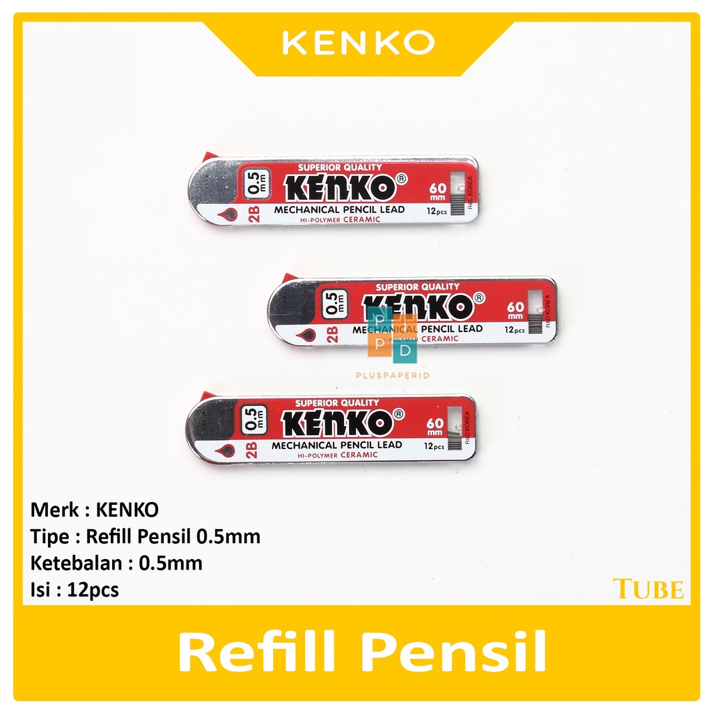 

KENKO - Refill Pensil Mechanical PL-05 Lead 0.5mm 2B - Tube