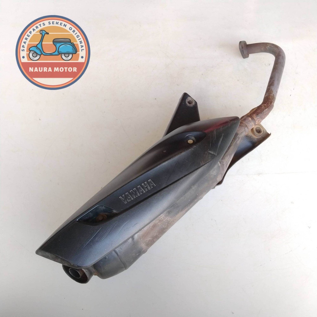 KNALPOT STANDAR FINO FI 115 PNP MIO J MIO GT 115 54P ORIGINAL BEKAS KNALPOT FINO FI MIO GT 115 ORI