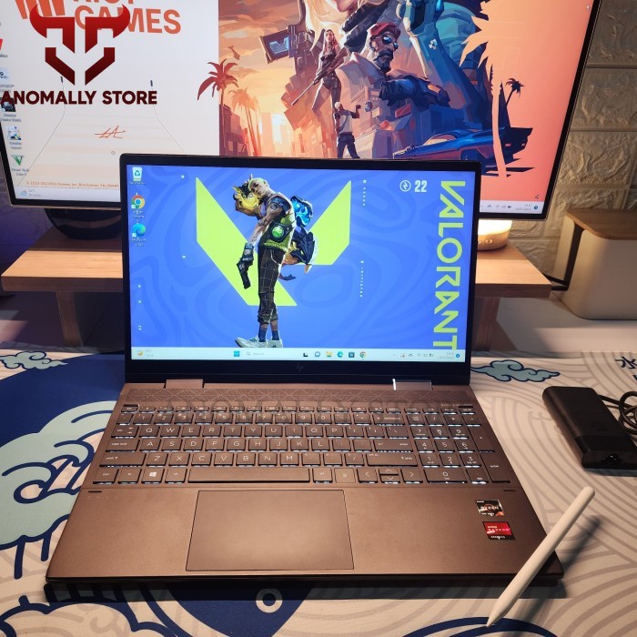 HP Envy X360 Touchscreen Ryzen 5-4500URAM 8GB SSD 512Gb Fullset