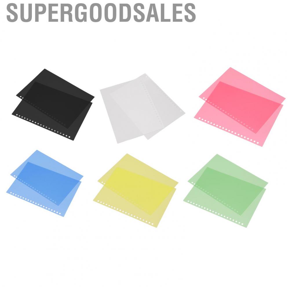 Supergoodsales Binding Presentation Cover  Sheet Protector Easy Cleaning PP Plastic for Report