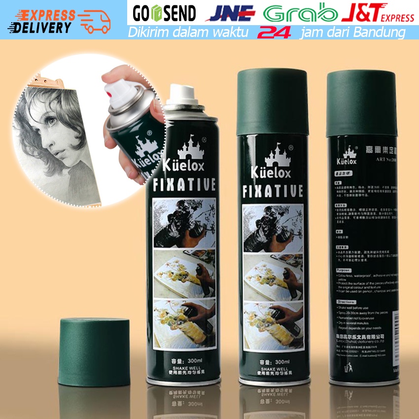 

180/300ML Workable Fixative Aerosol / Varnish Pastel Pencil