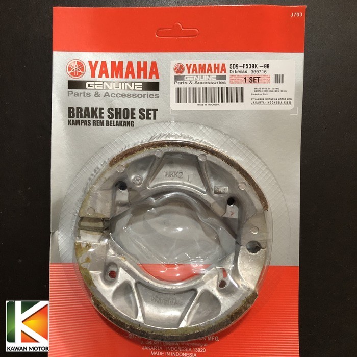 Kampas Rem Belakang Vega ZR Jupiter Z MX RXK 5D9 P321 KM