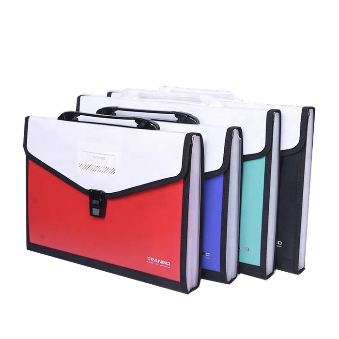 

[DD] EXPANDING FILE WITH HANDLE FOLIO / F4/ FC TYPE EF12B (12 SHEET) - Merah