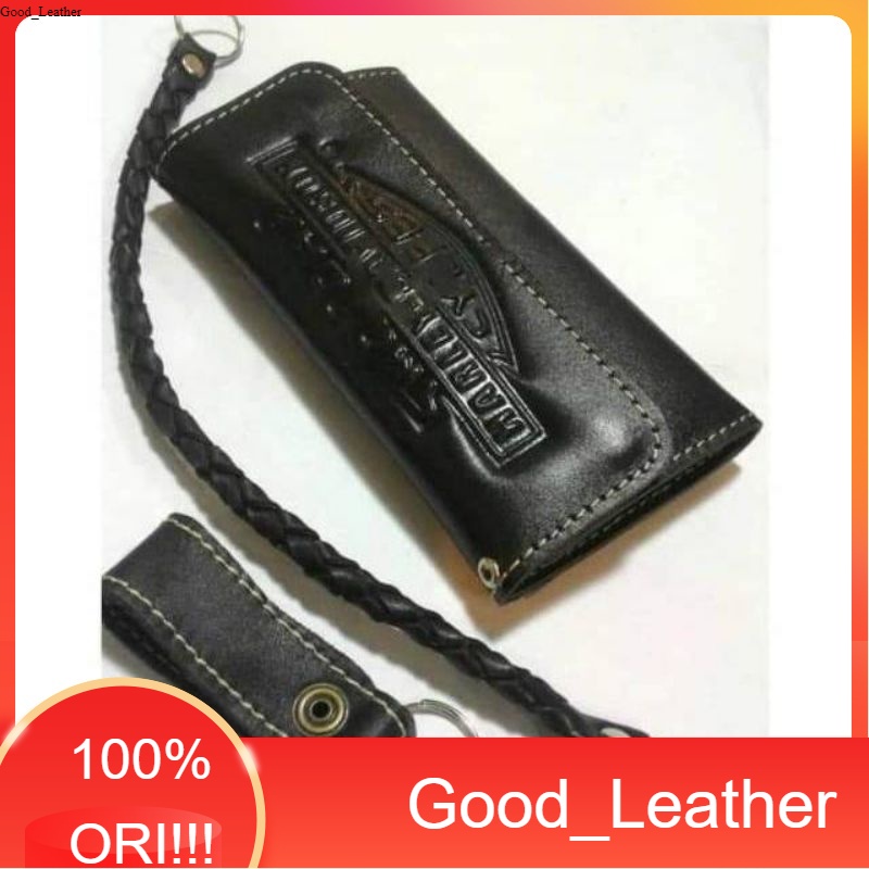 Dompet Kulit Harley Davidson Original Free Kulit Tali